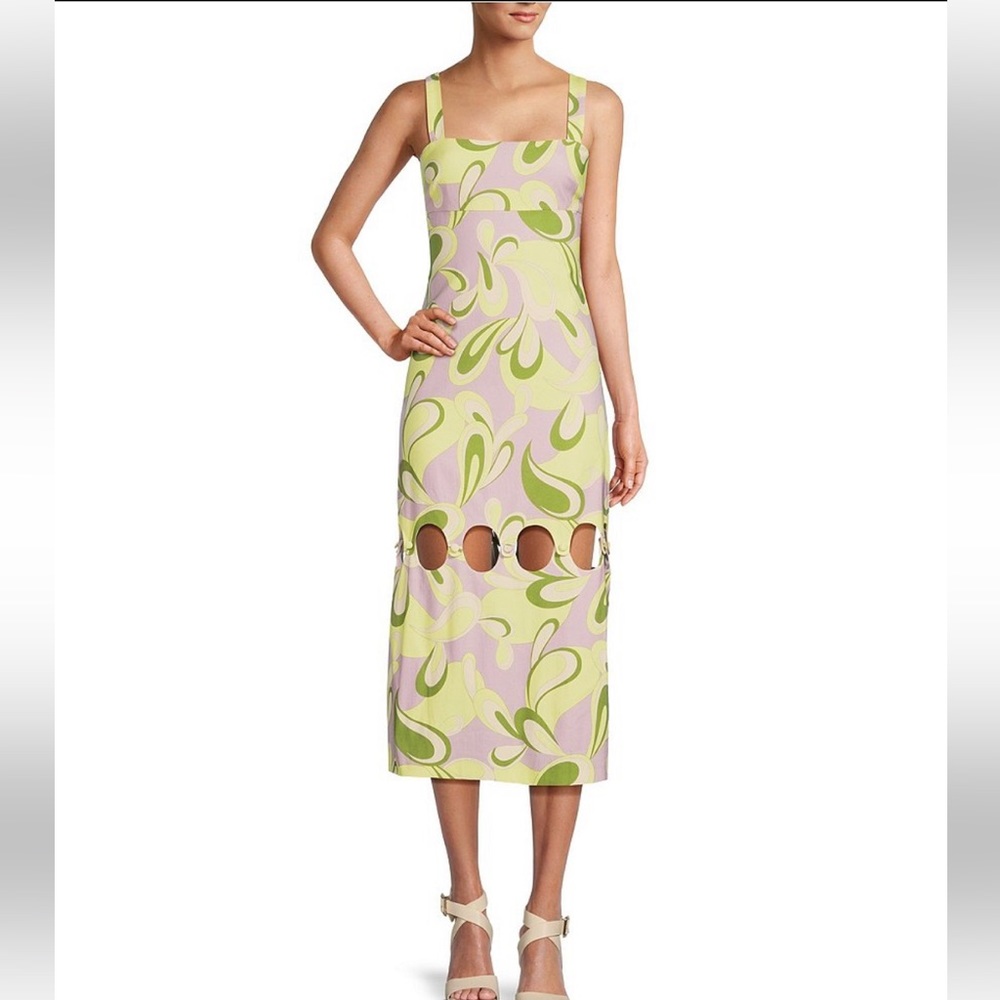 NWT ANTONIO MELANI Amalia
Linen Printed Dress